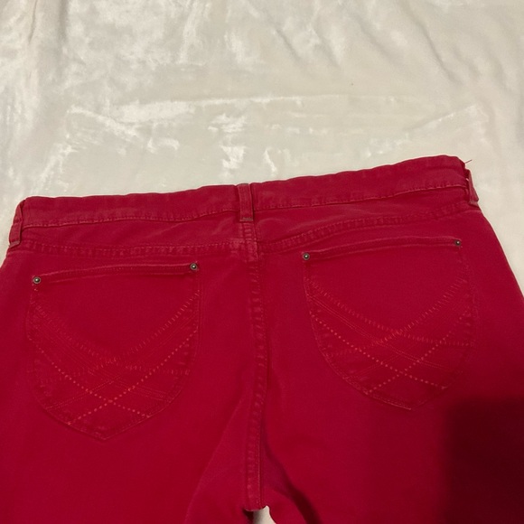 The Sweetheart  Red Boot Cut Jeans Size 16 - Picture 3 of 6